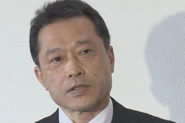 Thống đốc tỉnh Mie Katsuyuki Ichimi chia sẻ việc trưng bày "Chuông Tự Do" là mang đến hy vọng hòa bình. (Nguồn: Akihabara News)