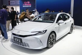 Một mẫu xe của Toyota Motor Corp. (Ảnh: Kyodo/TTXVN)