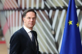 Thủ tướng Hà Lan Mark Rutte tới dự Hội nghị thượng đỉnh Liên minh châu Âu (EU) ở Brussels, Bỉ ngày 21/3 vừa qua. (Ảnh: THX/TTXVN)