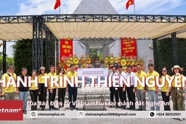 Hành trình thiện nguyện của Báo Điện tử VietnamPlus tại mảnh đất Nghệ An