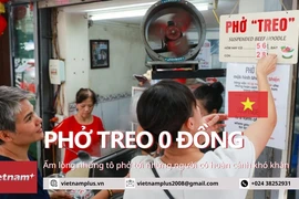 Ấm lòng những bát “phở treo 0 đồng” tới những hoàn cảnh khó khăn