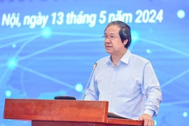 Bộ trưởng Nguyễn Kim Sơn phát biểu chỉ đạo tại hội thảo. (Ảnh: Bộ GD-ĐT)