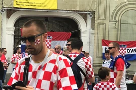 Video người Croatia phát cuồng trước trận chung kết World Cup 2018