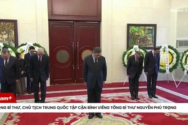 Video Tổng Bí thư, Chủ tịch Trung Quốc viếng Tổng Bí thư Nguyễn Phú Trọng