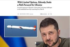 Theo NYT, Tổng thống Ukraine Zelensky đã yêu cầu Mỹ cung cấp tên lửa Tomahawk tầm xa.