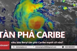 Siêu bão Beryl tàn phá vùng Caribe mạnh cỡ nào?