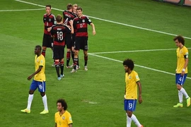 Các cầu thủ Brazil bị cho điểm 0 trong trận thảm bại trước Đức