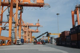 Logistics góp phần thúc đẩy hoạt động xuất nhập khẩu. (Ảnh: Đức Duy/Vietnam+)