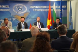 Tọa đàm Hợp tác thương mại và đầu tư Việt Nam - Bulgaria. (Ảnh: PV/Vietnam+)
