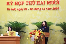 Kỳ họp thứ Hai Mươi, Hội đồng Nhân dân thành phố Hà Nội. (Ảnh: hanoi)