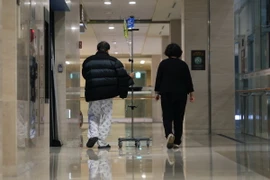 Bệnh nhân tại bệnh viện ở Seoul, Hàn Quốc ngày 16/2/2024. (Ảnh: Yonhap/TTXVN)