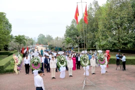 Lễ tưởng niệm các nạn nhân trong vụ thảm sát Bình An. (Nguồn: Cổng Thông tin Điện tử Ủy ban Nhân dân tỉnh Bình Định)