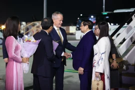 Hình ảnh Lễ đón Thủ tướng Phạm Minh Chính và Phu nhân tại Sân bay Melbourne