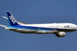 Máy bay của hãng hàng không All Nippon Airways. (Ảnh: Kyodo/TTXVN)