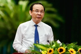 Ông Nguyễn Văn Nên, Ủy viên Bộ Chính trị, Bí thư Thành ủy Thành phố Hồ Chí Minh. (Ảnh: Anh Tuấn/TTXVN)