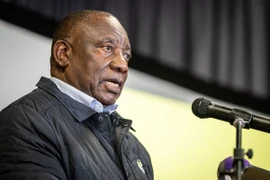 Tổng thống Nam Phi Cyril Ramaphosa. (Ảnh: THX/TTXVN)