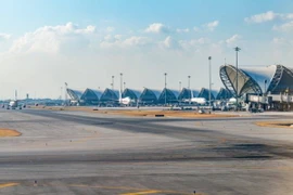 Sân bay Suvarnabhumi ở Thái Lan.