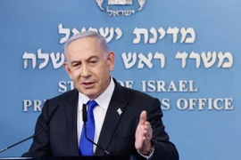 Thủ tướng Israel Benjamin Netanyahu. (Ảnh: THX/TTXVN)