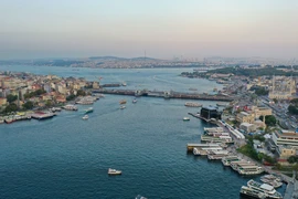 Eo biển Bosphorus ở Istanbul, Thổ Nhĩ Kỳ. (Ảnh: THX/TTXVN)