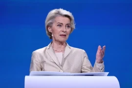 Chủ tịch Ủy ban châu Âu (EC) Ursula von der Leyen. (Ảnh: THX/TTXVN)