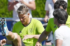 Schweinsteiger sẽ ra sân ngay từ đầu. (Nguồn: DFB.de)