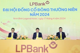 LPBank đặt mục tiêu lợi nhuận trước thuế năm 2024 đạt mức 10.500 tỷ đồng, tăng gần 50% so với năm 2023. (Ảnh: Vietnam+)