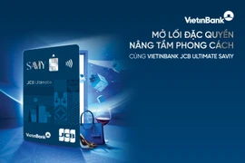 Tận hưởng ưu đãi vượt trội cùng thẻ VietinBank JCB Ultimate SaviY. (Ảnh: Vietnam+)