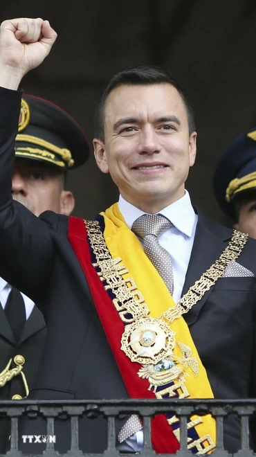 Tân Tổng thống trẻ tuổi nhất của Ecuador