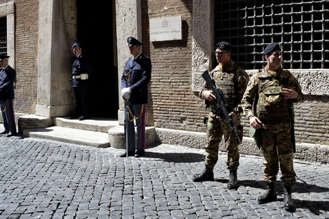 Cơ quan chống mafia của cảnh sát Italy. (Ảnh: AFP/Getty)