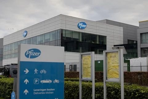 Nhà máy của Pfizer tại Puurs, Bỉ. (Ảnh: AP)