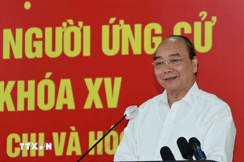 Chủ tịch nước Nguyễn Xuân Phúc tiếp chức sắc tôn giáo huyện Hóc Môn