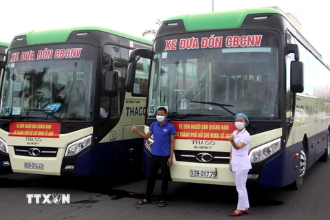 Bình Định, Gia Lai, Quảng Nam tổ chức đón công dân từ vùng dịch về