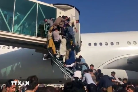 Afghanistan: Mỹ tạm dừng các chuyến bay sơ tán từ sân bay Kabul