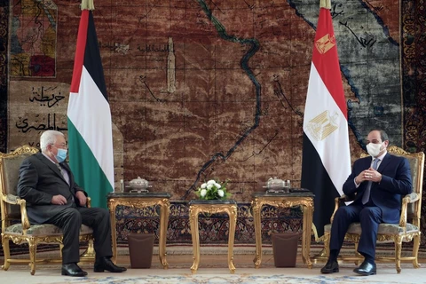 Lãnh đạo Ai Cập, Palestine thảo luận về tiến trình hòa bình Trung Đông