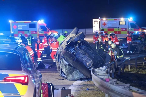 Đức: Tai nạn giao thông thảm khốc, 7 người di cư trái phép thiệt mạng