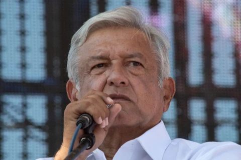 Tổng thống đắc cử Mexico Andres Manuel López Obrador. (Nguồn: Bloomberg)