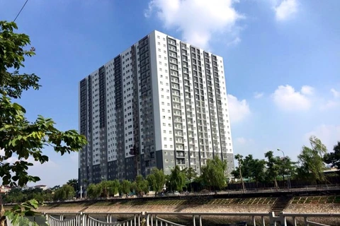 Dự án nhà ở xã hội Đại Kim,quận Hoàng Mai, Hà Nội. (Ảnh: Minh Nghĩa/TTXVN)