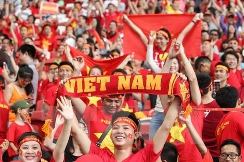 Cổ động viên Việt Nam. (Ảnh minh họa. Nguồn: TTXVN)