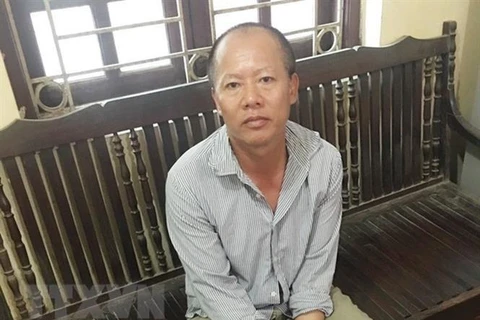 Đối tượng Nguyễn Văn Đông - kẻ truy sát cả gia đình em ruột. (Ảnh: TTXVN)