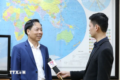 Ông Trần Ngọc Liêm, Phó Tổng Thanh tra Chính phủ trả lời phỏng vấn của TTXVN về công tác phòng, chống tham nhũng. (Ảnh: Anh Tuấn/TTXVN)