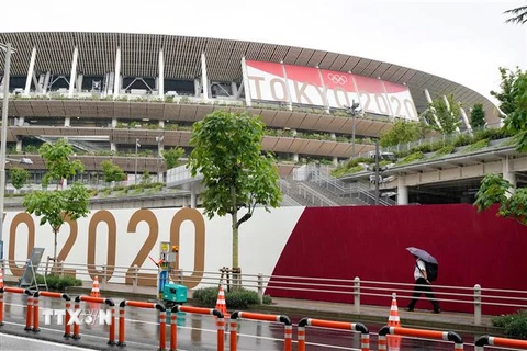 Sân vận động ở Tokyo, Nhật Bản, ngày 8/7/2021. (Ảnh: THX/TTXVN)