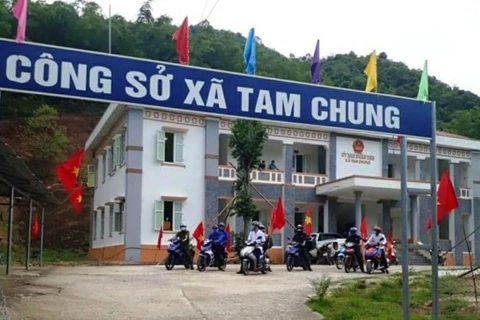 Công sở xã Tam Chung. (Nguồn: Nguoiduatin.vn)