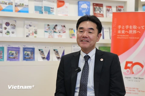 Ông Sugano Yuichi, Trưởng Đại diện Cơ quan Hợp tác Quốc tế Nhật Bản (JICA) tại Việt Nam. (Nguồn: Vietnam+)
