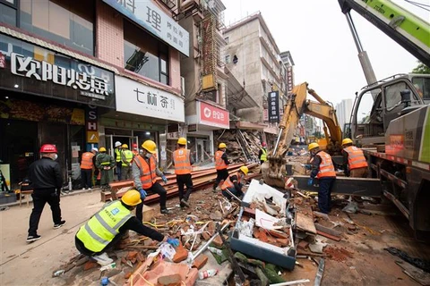 Sập nhà tại Trung Quốc: Kết thúc nỗ lực tìm kiếm, 53 người thiệt mạng