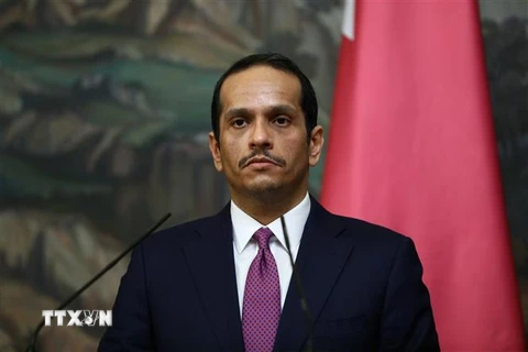 Ngoại trưởng Qatar Sheikh Mohammed bin Abdulrahman Al-Thani (Nguồn:TTXVN)