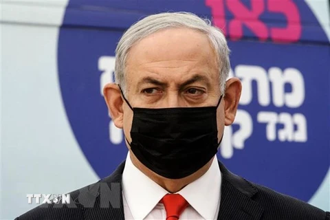Thủ tướng Israel Benjamin Netanyahu tại một sự kiện ở thành phố Tel Aviv. (Ảnh: AFP/TTXVN) 