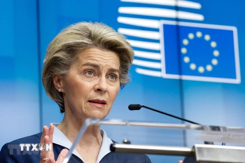 Chủ tịch Ủy ban châu Âu (EC) Ursula von der Leyen.(Nguồn:TTXVN) 