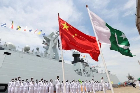 Hải quân Trung Quốc và Pakistan. (Nguồn: Gulf News)