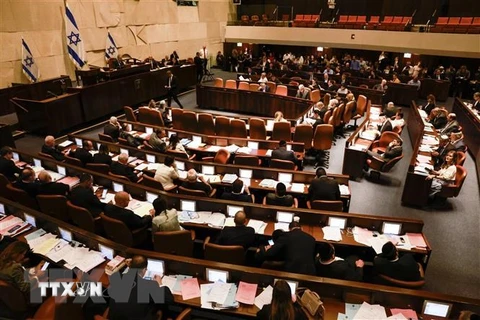 Quốc hội Israel. (Ảnh: AFP/TTXVN)