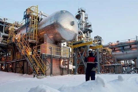 Dự án Sakhalin 2 ở vùng Viễn Đông của Nga. (Ảnh: Shell/TTXVN)